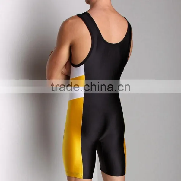 Wrestling Singlets Weightlifting Tights Suit photo-4