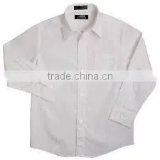 High Quality Girls Uniforms Cotton White School Shirt photo-4