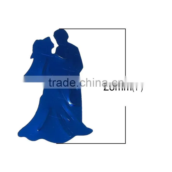 PVC Confetti Party Decoration Wedding Bride and Groom At Random photo-2