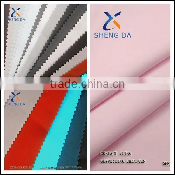 TC Poplin Solid Color Pocketing Fabric Shirting 45*45 photo-3