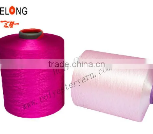 100% Polyester Dope Dyed DTY Hand Knitting Yarn photo-5