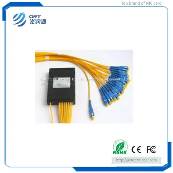GRT высококачественный PLC-распределитель оптических волокон FTTX 1×4, 1×8, 1×16
