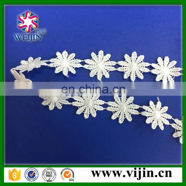 2016 New Design Chemical Lace Embroidered Wedding Lace photo-4