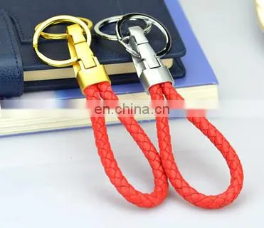 Hot Sale pu Woven Wristband Key Chain/keychain photo-4