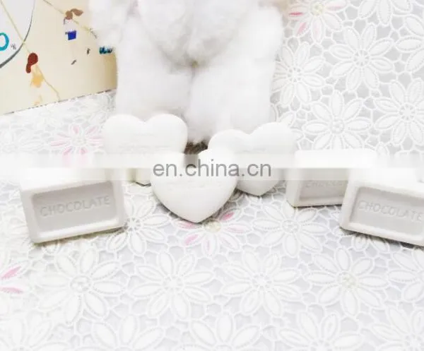 White Chocolate Shape Eraser Set Valentine Gift Children Funny Valentine Toy Gift photo-3