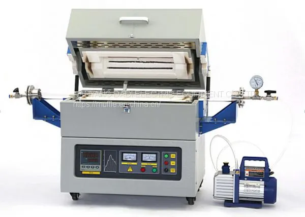 1200.C High Temperature Electric Vacuum Sintering Tube Furnace For Minerals Chemicals Powders Analysis photo-4