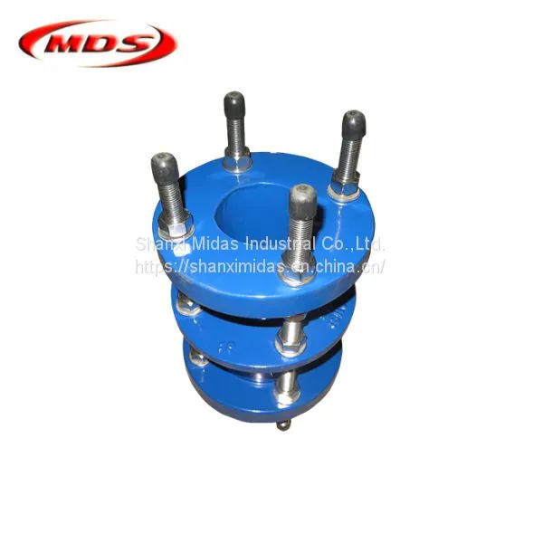 ISO2531/EN545 Ductile Cast Iron di Gibault Coupling for PVC Pipe/ Steel Pipe/ AC Pipe photo-2
