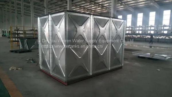 Factory Manufacture Price Hot Dip Galvanized Water Storage Tanks photo-2