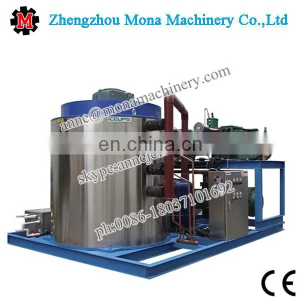 CE Approved 1T/24hrs Salt/Fresh Water Flake Ice Machine for Sale Used in Fishing Boats Restaurants Hotels Farms photo-2