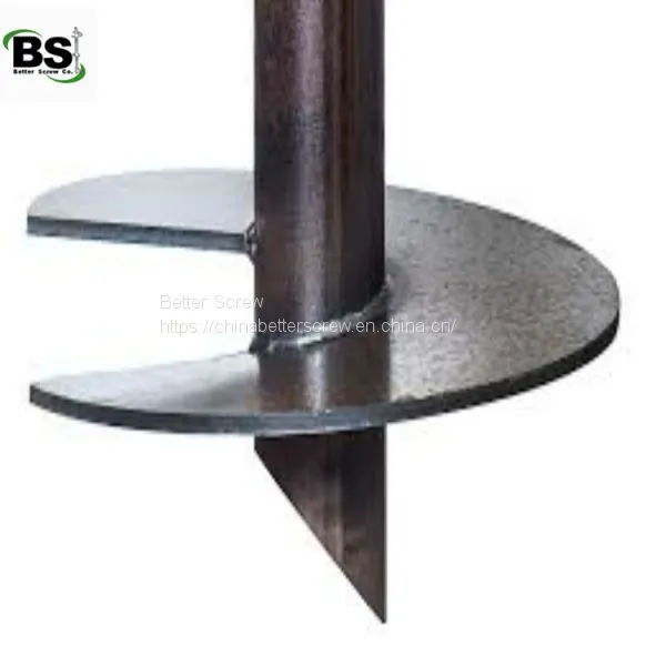 Foundation Screw Piles With Helical Brackets for EU