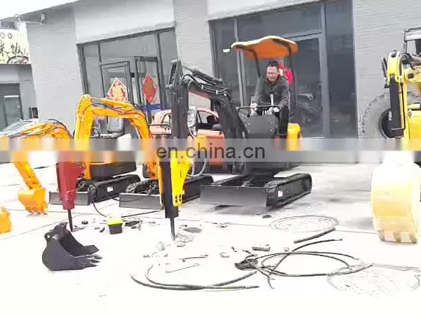 0.8t-3.5t Excavator Drilling Grab Hammer Quick Hitch Crawler Riper Rake Bucket Attachment for Excavator photo-1