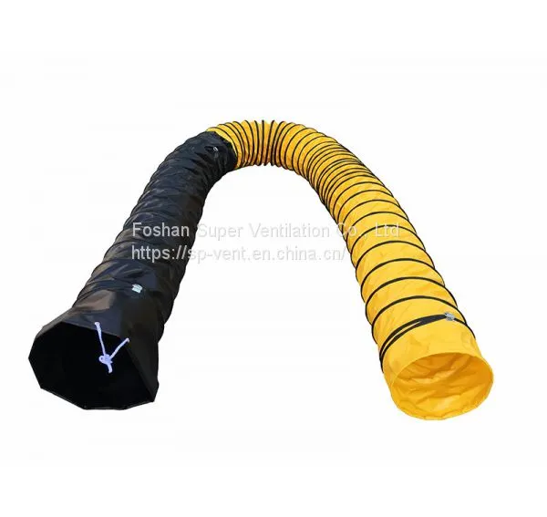 120℃ Combined Duct PVC Combined Duct Heat Resistant Duct PVC Tarpaulin Duct Manufacturer photo-2