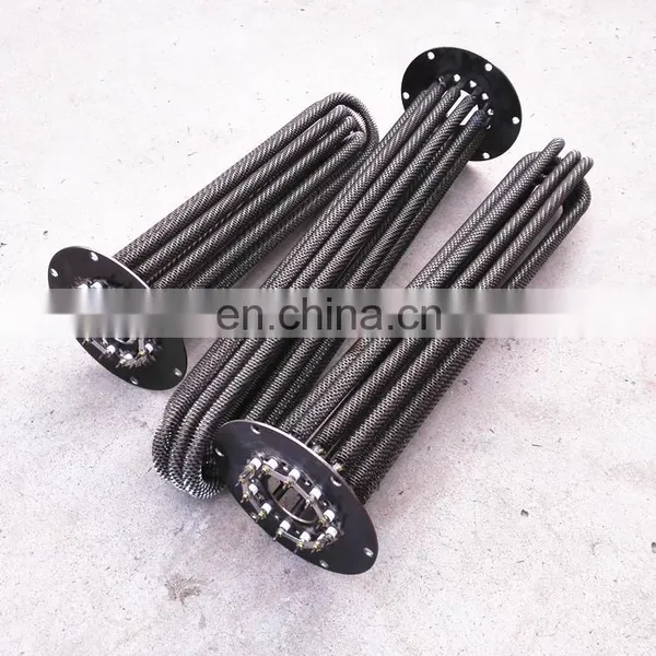 High Quality Steamer Oven Flange Tubular Heater High Temperature Flexible Hose Pipe Lshaped Mold Singlehead Heating Tube photo-6