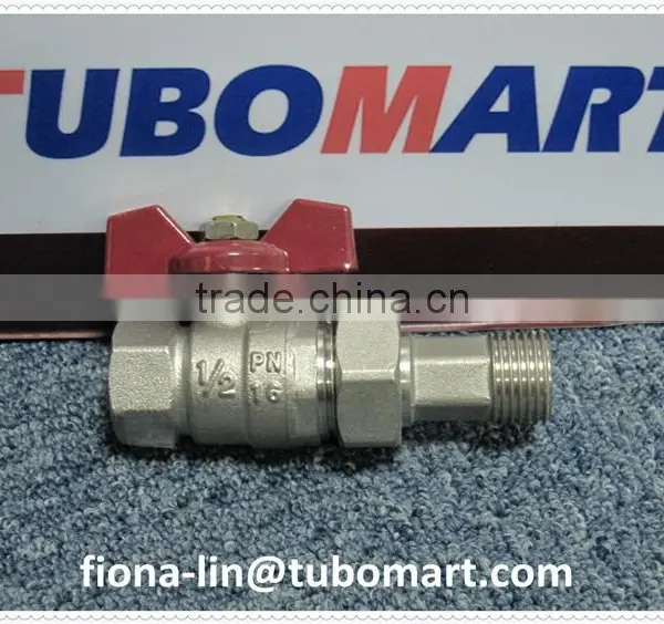 Male Ball Valve With Iron Handle for Gas Pipes for Brass Valves Distributors photo-2