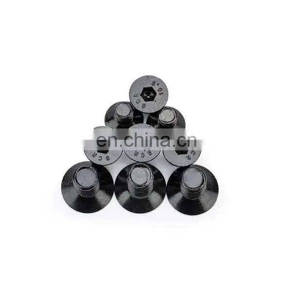 China Fastener Manufacturer Flat Csk Head Hex Socket Bolts 12.9 Black Bolts and Nuts photo-5