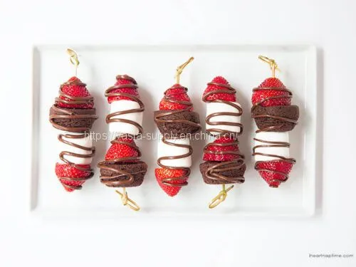 Chocolate Strawberry and Marshmallow Skewers photo-3