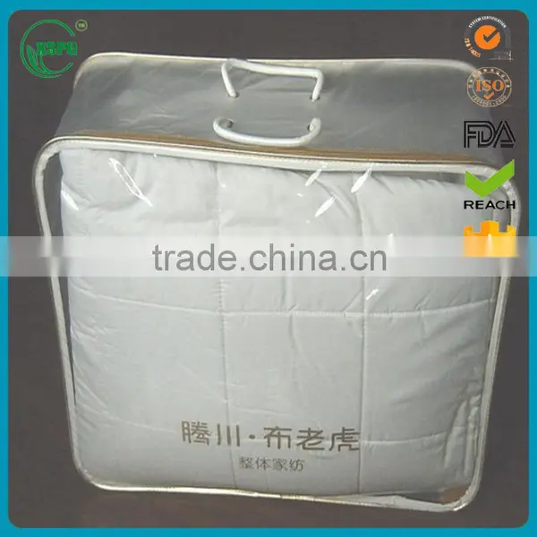 Pvc Transparent Zipper Quilt Plastic Bag for Pillow photo-2