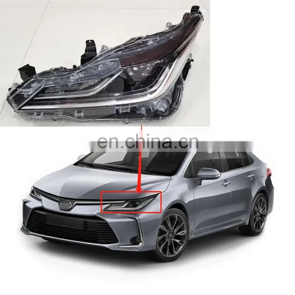 EU Version LED Light OEM 81150-02V80 81110-02V80 EUR Head Lamp LED Headlight for TOYOTA Corolla 2019-2020 photo-2