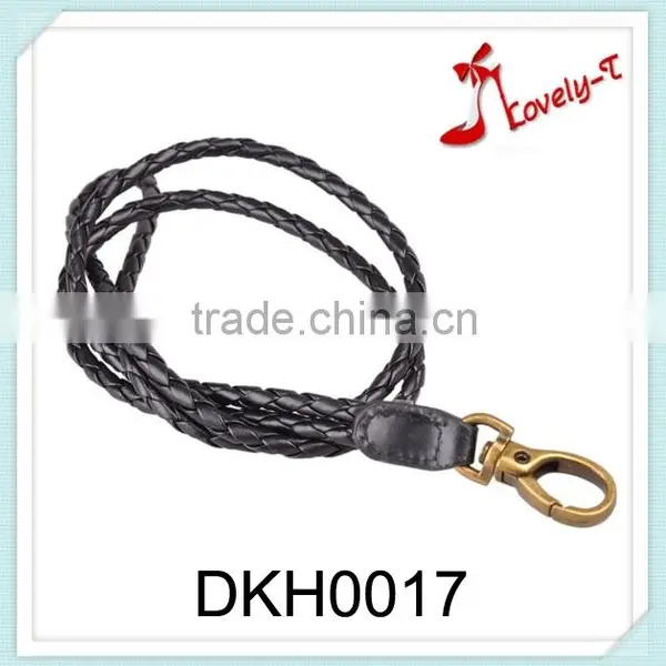Long Key Chain Rope Customized Braided Leather Key Chain,leather Key Holders for Wholesale