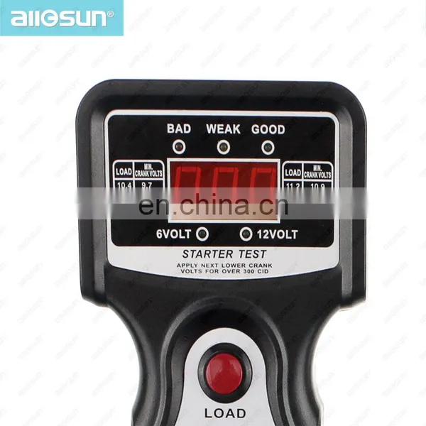 Allosun EM577 12V Digital Car Battery Tester 12V Digital Battery Analyzer CCA Tester Cold Temp Battery Load Charging Tester photo-2