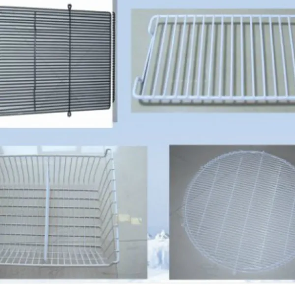 PVC Coating Steel Wire PE Coating Refrigerator Storage Shelf Tube Steel Pipe