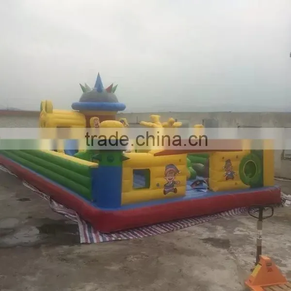 2016 Hot Sale Kids Outdoor Inflatable Fun City Amusement Park for Sale photo-6