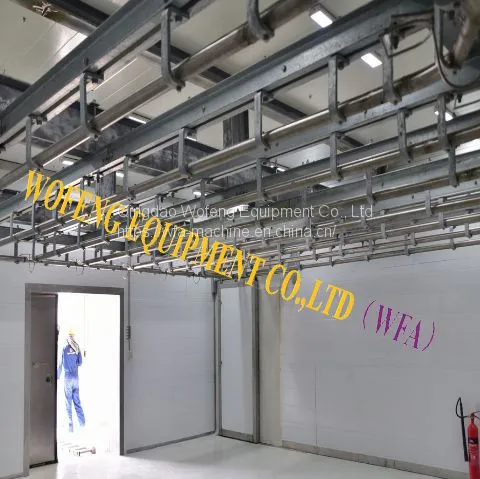WFA Factory Customized Sheep Slaughterhouse Abattoir Equipment Carcass Processing Convey Rail For Goat Slaughter Machine photo-5