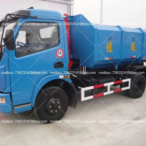 Hook Arm Garbage TruckClean up the Garbage in the Factory Area photo-5