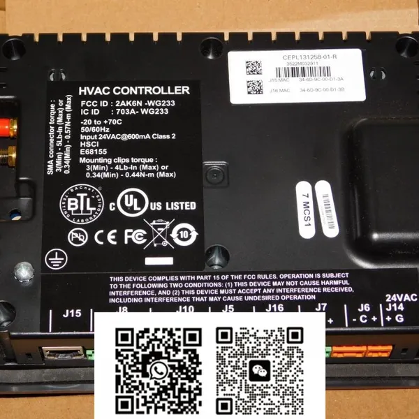 Новый дисплей Carrier CEPL131258-01-R заменен на PIC6, 7-дюймовый сенсорный экранный контроллер дисплея системы HVAC, запчасти для холодильников Carrier