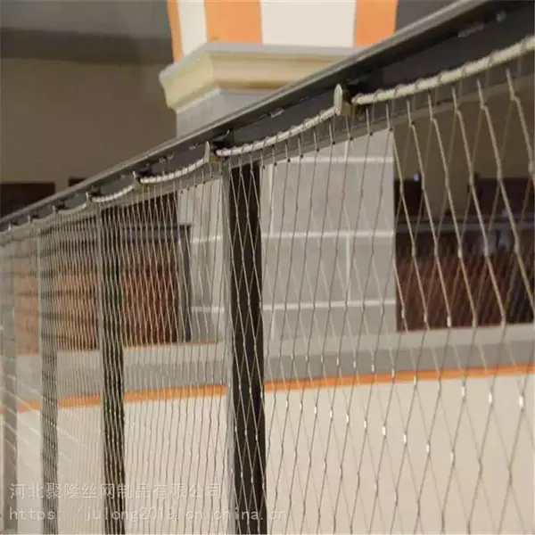 Stainless Steel Woven Flexible Zoo Cages Mesh Fence Wire Rope Cable Netting photo-2