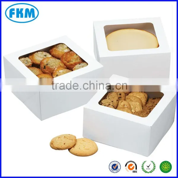Wilton White Large Treat Boxes 3 Ct Dessert Pastry Cookie Display Travel Case photo-3