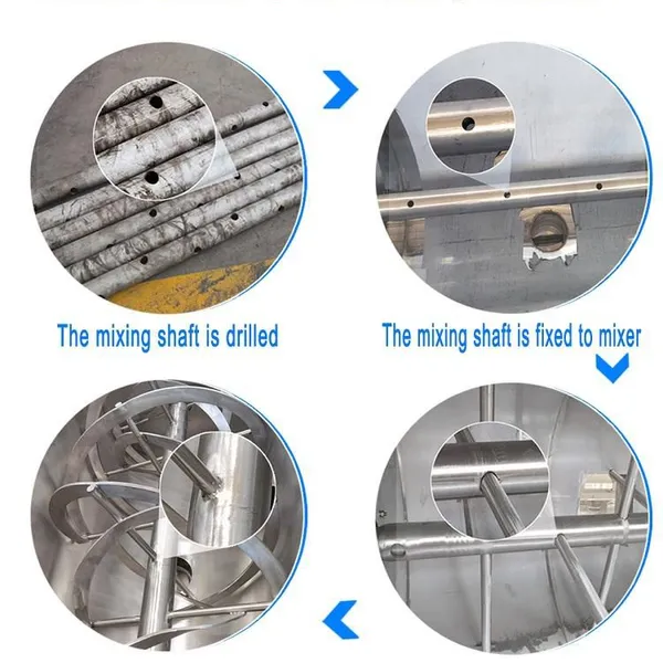 Industrial Washing Powder Production Line Dry Powder Mixer Powder Granule Mixing Machine photo-3