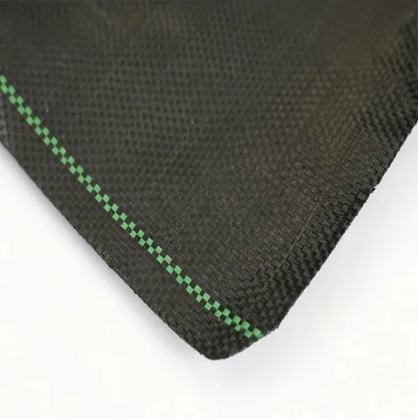 Woven Geotextile Grass Mat Grass Control Fabric 100 140 160 170 Gsm 3.0 4.1 4.8 5.0 oz Black photo-2