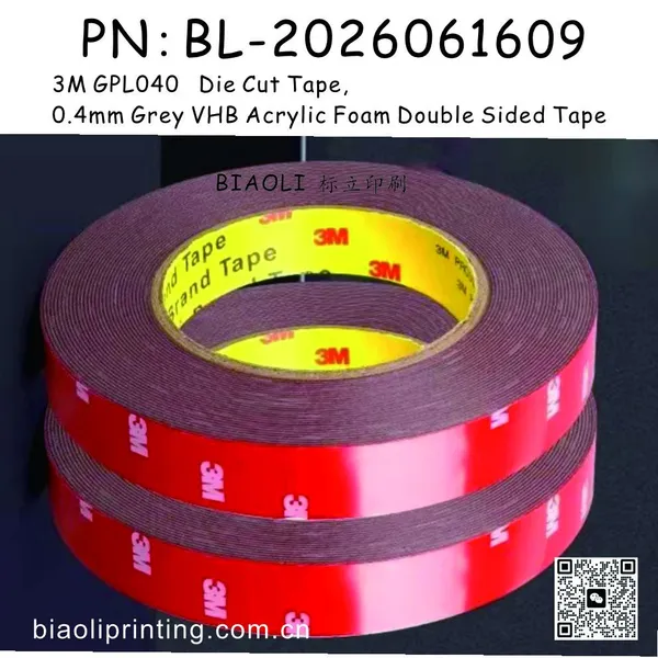 3M GPL-040GF Die Cut Tape