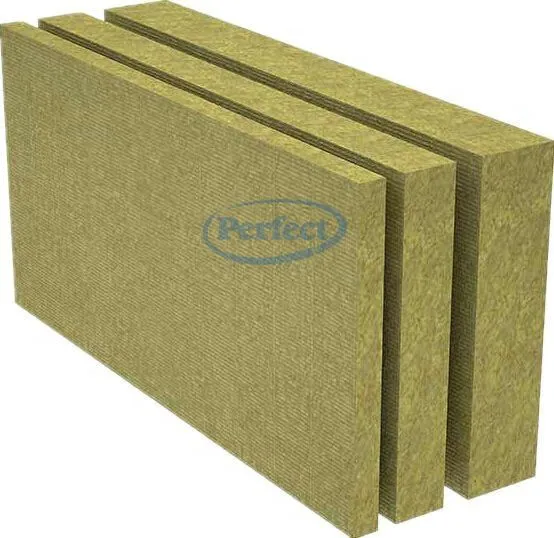 External Wall Rockwool Insulation Board, Stone Wool Panel, Anti-deformation Mineral Wool for Facade Energy Saving