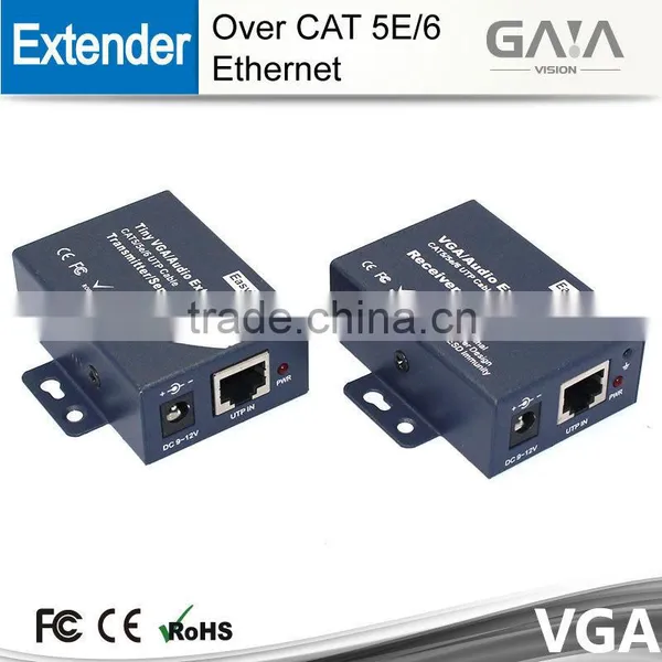 100m VGA Extender With Audio Over CAT 5E/6 Ethernet - Gaia Vision photo-2