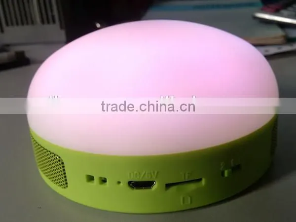 Popular Item for New Market Phone Answer or Hang up Colorful Bluetooth Speaker With LED Light photo-2
