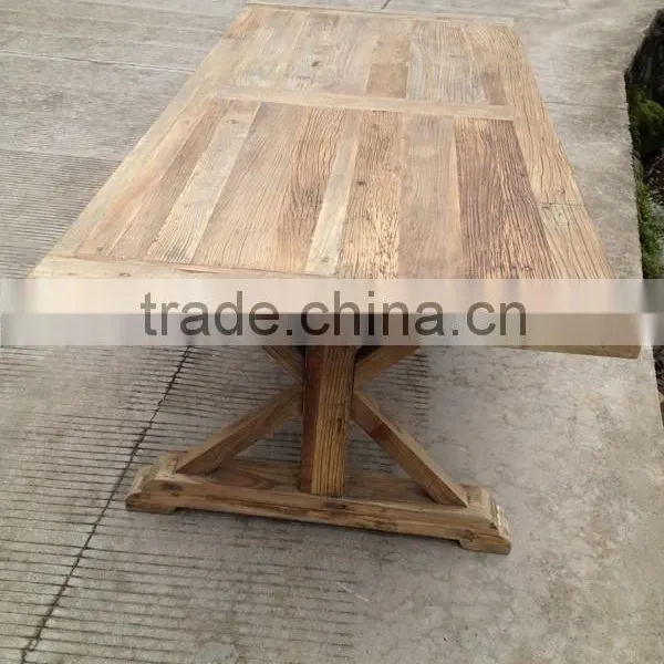 DT-1501 Vintage Dining Table Reclaimed Wood Quality Choice photo-2