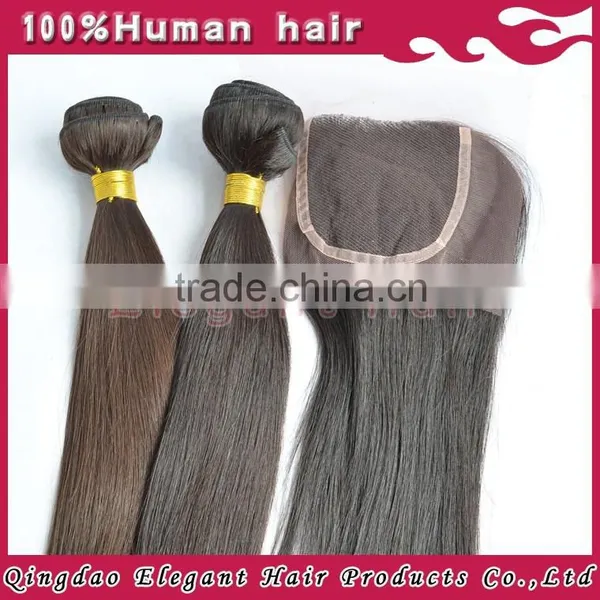 China Factory 7A Unprocessed Wholesaler Double Weft Brazilian Virgin Hair Full Cuticle Lace Closure photo-5