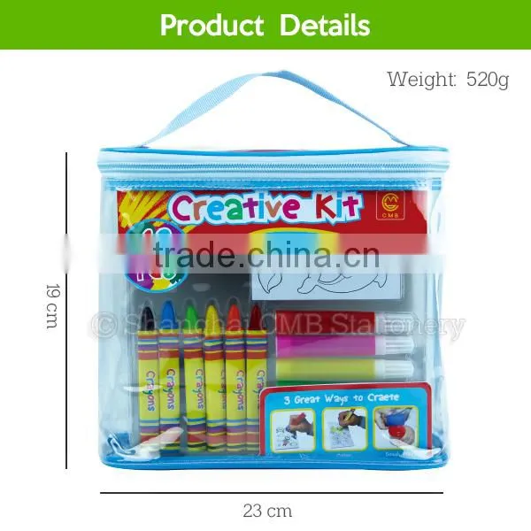 40pcs Creative Activity Packs for Children Drawing Coloring Playing photo-4