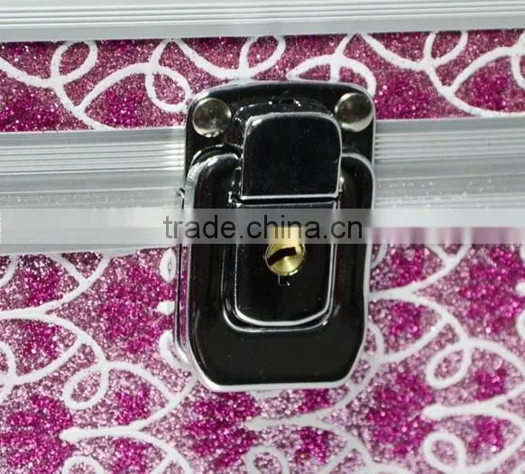 AN30 ANPHY Aluminum Suitcase Jewelry Storage Box Inner Trays With Mirror Metal Handle Lock Case Cosmetic Case Makeup Box photo-6