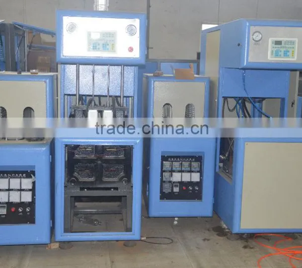 2 Liter Semi Automatic Stretch Bottle Blow Moulding Machine With Infared Heater