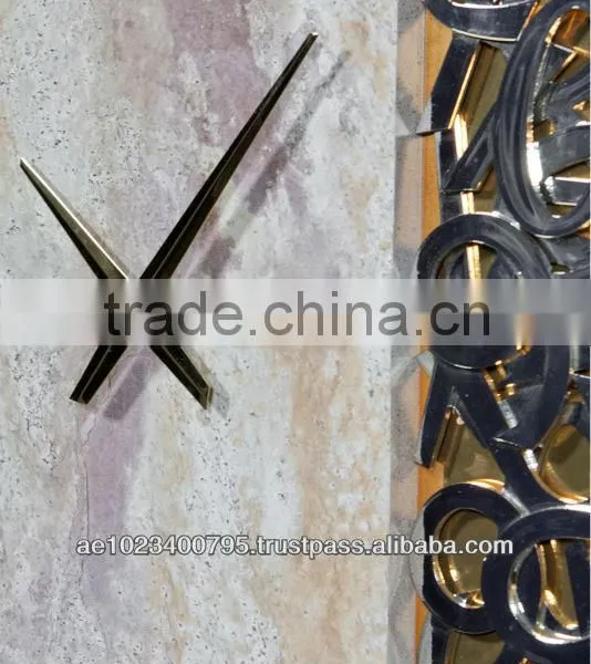Designer Clocks, Latest and Unique Wall Clock, Decorative Wall Clock With Chrome Plated Acrylic Numbers photo-2