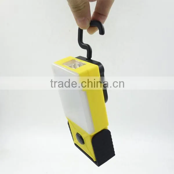 3W COB And 6 SMD Magnetic LED Work Light Poweredy By Dry Battery photo-4