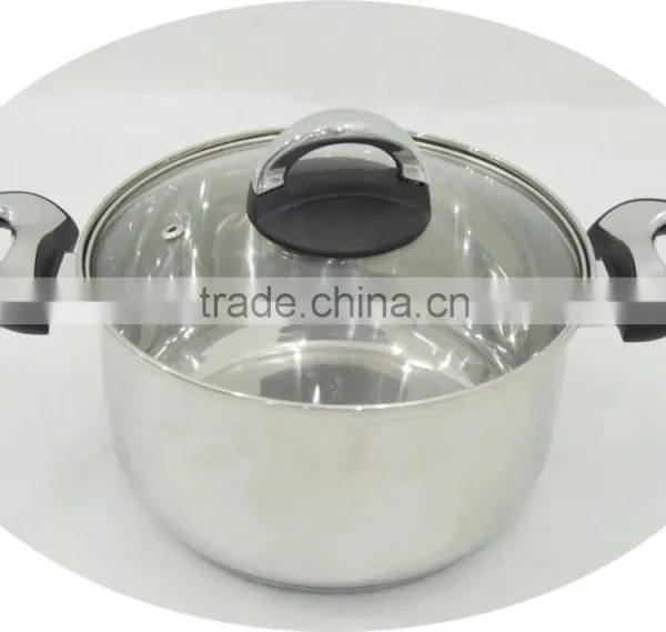 6pcs Induction Stainless Steel Pots With Bakelite Handle photo-3