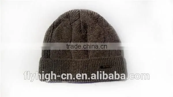 Fashion Winter Mens Wool Knitted Hat photo-1