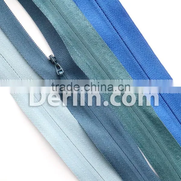 #3 #4 #5 Designer Fashion Quality Nylon Coil Hidden Invisible Zipper photo-3