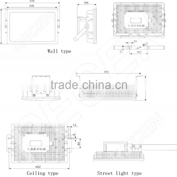 100 120 140 200 Watt IP66 High Lumen LED Explosion Proof Road Light, Manufactures Led Street Light photo-4