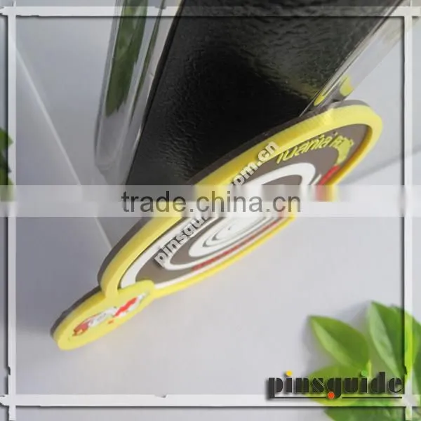 Manufacturer 2014 Transparent Soft PVC Personalized Logo Coffee Coaster For Advertising Gift photo-2