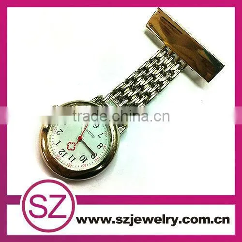 Latest Heart-shaped Design Brooch Nurse Watch Cheap Nurse Watch photo-2